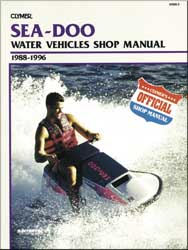 Clymer Manual Sea-Doo Jet Ski & Water Vehicles, 1988-1996 - Click Image to Close