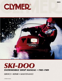 Clymer Snowmobile Manual Ski-Doo : All Watercooled Twins 85-89