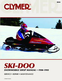 Clymer Snowmobile Manual Ski-Doo : All Watercooled Twins 90-95