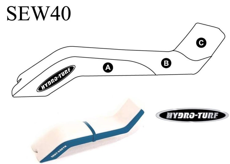 Hydro-Turf Upholstery For Kawasaki X2 Seat Cover - SEW40