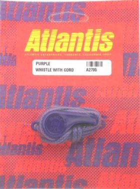 PWC Atlantis Whistle Purple with neck cord - A2705