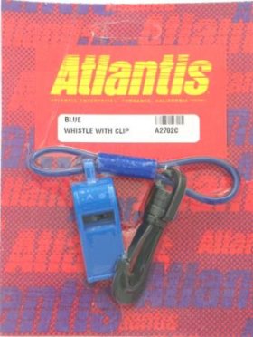 PWC Atlantis Whistle Blue With vest clip - A2702C