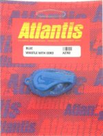 PWC Atlantis Whistle Blue with neck cord- A2702