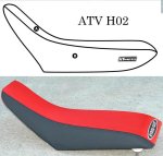 Hydro-Turf Upholstery For Honda 400 X Sport Track (03) Seat Cove