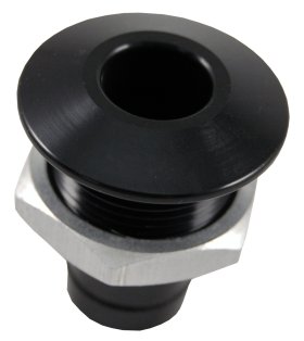 Blowsion BILLET THRU-HULL WATER FITTING BILGE PUMP OUTLET BLACK - 04-03-021