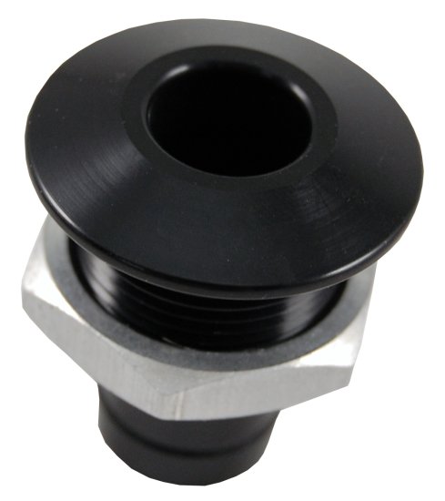 Blowsion BILLET THRU-HULL WATER FITTING BILGE PUMP OUTLET BLACK - 04-03-021