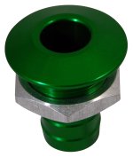 Blowsion BILLET THRU-HULL WATER FITTING BILGE PUMP OUTLET GREEN - 04-03-024