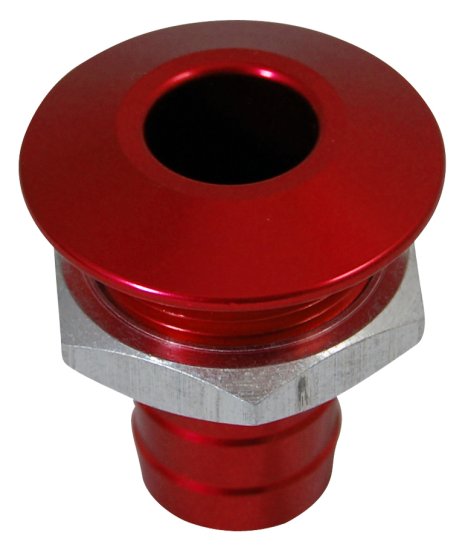 Blowsion BILLET THRU-HULL WATER FITTING BILGE PUMP OUTLET RED - 04-03-027