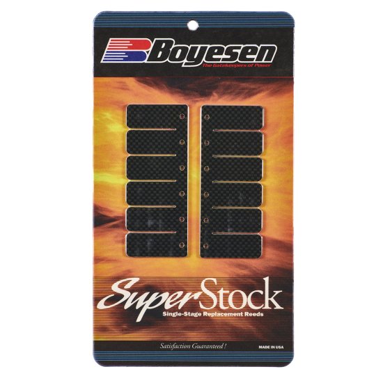 Boyesen Superstock Reeds Single Stage Carbon Fiber Mercury 1.5 Liter Pro XS DFI - 2335SSC