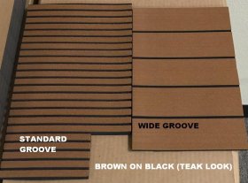 Hydro-Turf Pwc + Boating Sheet 47" X 86" 2-Tone Grooved