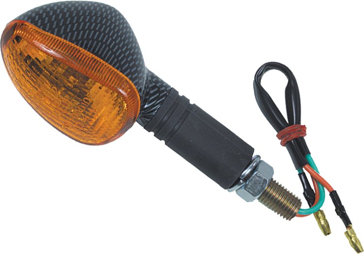 FIRE POWER OVAL MARKER LIGHT FRONT CARBON - 1100072