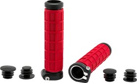 FIRE POWER GRIP-LOCK GRIPS RED/BLACK - 1120733