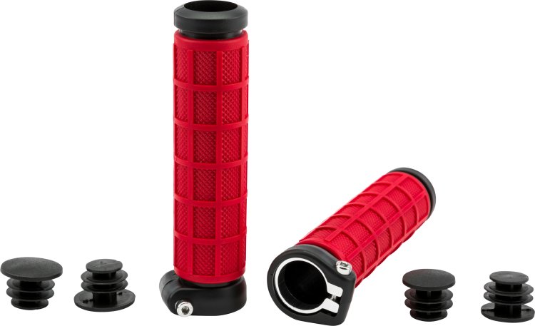 FIRE POWER GRIP-LOCK GRIPS RED/BLACK - 1120733