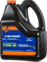 FIRE POWER SYNTHETIC BLEND OIL 4T 10W40 1GAL 4/CASE - 196983