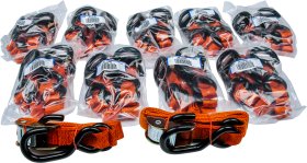 FIRE POWER 1" TIE-DOWN ORANGE 10/PAIRS - 21269BULK