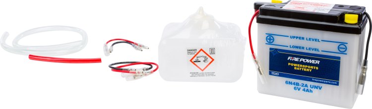 FIRE POWER BATTERY W/ACID 6N4B-2A UNV 6V - 6N4B-2A/UNV