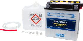 FIRE POWER BATTERY W/ACID CB10L-B2 12V HEAVY DUTY - CB10L-B2