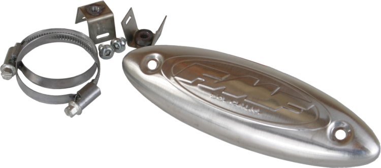 FMF Offroad Universal Header Heat Shield POWERBOMB SS HEAT SHIELD Heat Shield - 040231