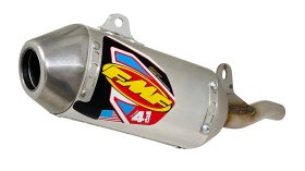 FMF Offroad Factory 4.1 Exhaust System FACT 4.1 MINI S/O SS ALUM MUFFLER HON Slip-On Muffler - 041592