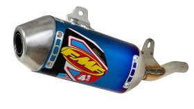 FMF Offroad Factory 4.1 Exhaust System FACT 4.1 MINI S/O SS ANO TI MUFFLER HON Slip-On Muffler - 041593