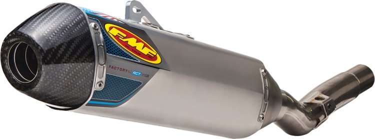 FMF Offroad Factory 4.1 Slip-On Exhaust FACTORY 4.1 RCT S/O MFLR ALUM W/R.CAR CAP KX450F '12 Slip-On Muffler - 042292