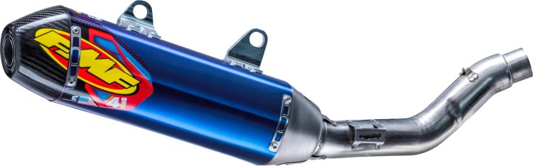 FMF Offroad Factory 4.1 Exhaust System FACT 4.1 RCT ANOD TI S/O W/C.CAP KAW KX450F Slip-On Muffler - 042404