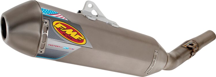 FMF Offroad Factory 4.1 Slip-On Exhaust ALUMINUM FACTORY 4.1 RCT SLIP-ON W/STAINLESS ENDCAP Slip-On Muffler - 045472