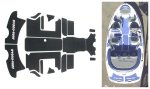 Hydro Turf Mat Kit For Sea-Doo (00-04) Challenger 2000, & (02) Challenger X - SD09