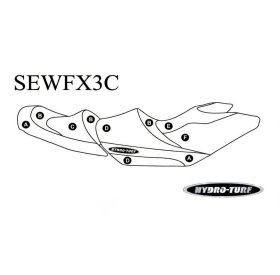 Hydroturf Custom Seat Cover for Yamaha FX Cruiser HO SVHO Ltd. (19-20) - SEWFX3C
