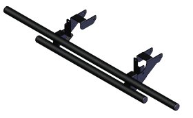 KFI Products REAR BUMPER BLACK POL - 101360