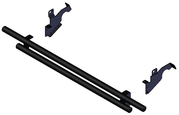 KFI Products REAR BUMPER BLACK HON - 101565