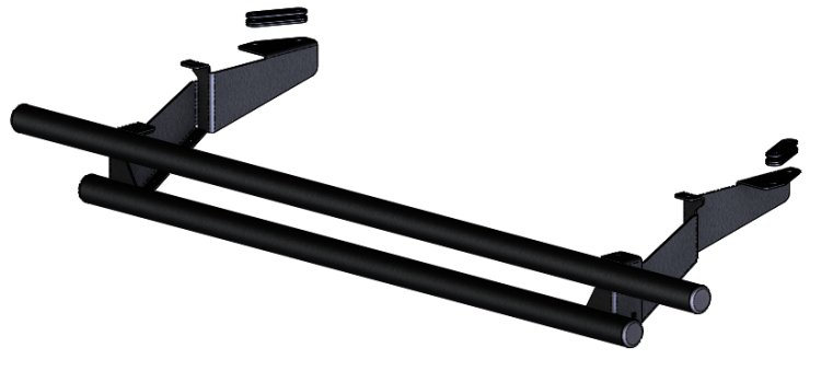 KFI Products REAR BUMPER BLACK HON - 101595