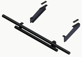 KFI Products REAR BUMPER BLACK CAN AM - 101610