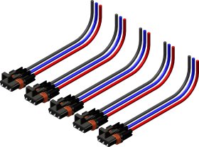 KFI Products 3-PIN HARNESS 5/PK POL - 102505