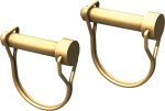 KFI Products ATV PLOW PUSH TUBE PIN KIT 3/8" - 105188