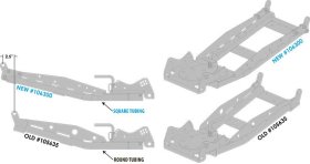 KFI Products PLOW PUSH TUBE UTV PRO 2.0 Front Mount - 106300
