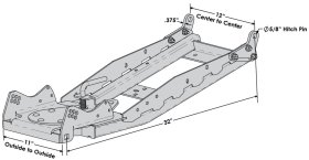 KFI Products PLOW PUSH TUBE UTV PRO 2.0 Front Mount - 106300