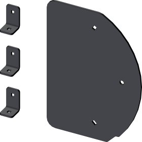 KFI Products STEEL BLADE END SHIELD BOX END - 106475