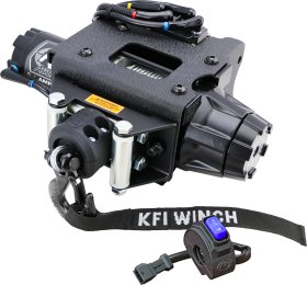 KFI Products ASSAULT WINCH KIT W/ MINI ROCKER SWITCH POL - AMP-25-R2