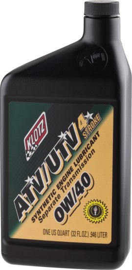 Klotz ATV/UTV Synthetic ENGINE LUBE 0W40 32OZ - ATVUTV-040