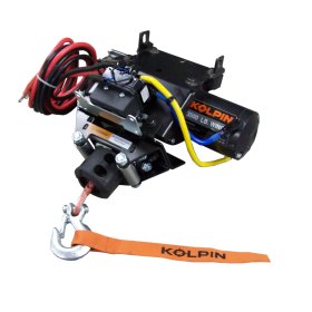 Kolpin Quick-Mount Winch Kit - Rancher / Foreman / Rubicon 3500 Synthetic - 26-1030