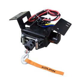Kolpin Quick-Mount Winch Kit -- Pioneer 700 3500 synthetic - 26-1040