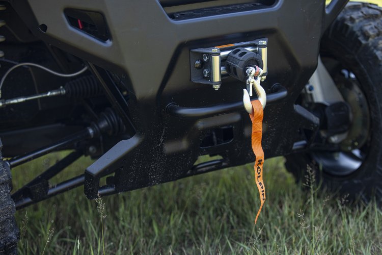 Kolpin Quick-Mount Winch Kit -- Ranger Colorado 3500 synthetic - 26-3040