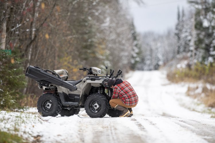 Kolpin Quick-Mount Winch Kit -- Sportsman 3500 synthetic(Apache) - 26-3210