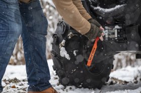 Kolpin Quick-Mount Winch Kit -- Kodiak / Grizzly 2500 Steel - 26-5000