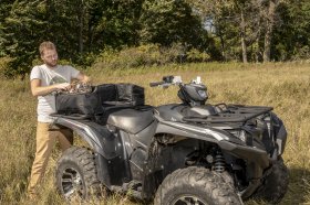 Kolpin ATV Gear & Cooler Seat Bag - Black - 91156