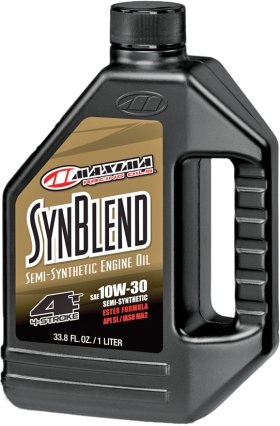 MAXIMA SYNTHETIC BLEND MOTOR OIL 4T 10W30 1L 12/CASE - 30-32901B