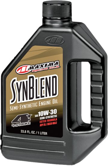 MAXIMA SYNTHETIC BLEND MOTOR OIL 4T 10W30 1L 12/CASE - 30-32901B