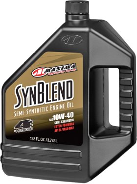 MAXIMA SYNTHETIC BLEND MOTOR OIL 4T 10W40 1GAL 4/CASE - 349128B
