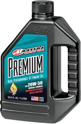 MAXIMA PREMIUM 4T 20W50 1L 12/CASE - 35901
